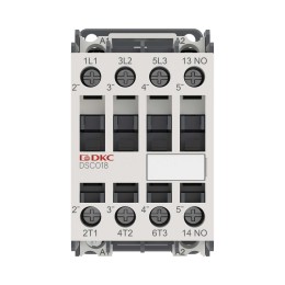 Магнитный контактор YON DSC018 18A 7,5кВт AC3 3P кат.220В AC 1НО