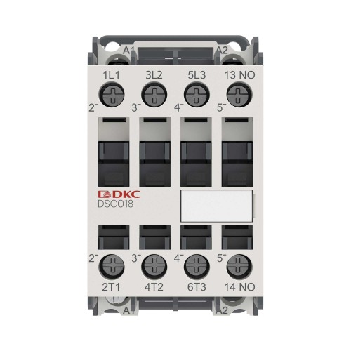 Магнитный контактор YON DSC018 18A 7,5кВт AC3 3P кат.220В AC 1НО