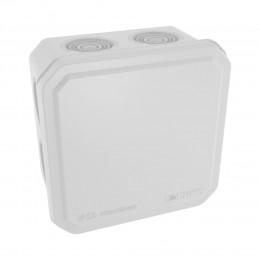 Коробка распределительная с кабельными вводами IP55 100х100х50мм (розница)