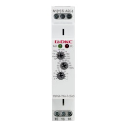 Реле времени многофункциональное, конфигурация контакта 1CO, AC/DC 12-240 В