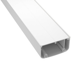Кабель-канал 90x50 с перегородкой с боковой и фронтальной крышками IN-Liner FRONT