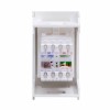 Компьютерная розетка RJ-45, кат. 5е, 8P8C, Viva, белая, 1 модуль