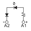 Модуль индикации, LED зелёный, 110-240V AC/DC