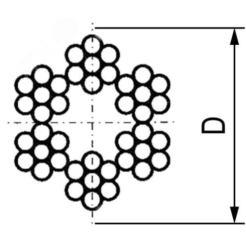 Трос стальной 3 мм