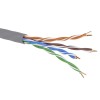 Витая пара U/UTP 4 пары CAT 5E нг(А)-HF бухта серый 305м