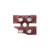 Клеммник 12П 150 градусов 450V 32A 4мм.кв фибергласс