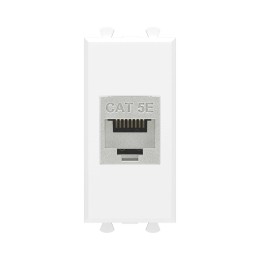 Avanti Компьютерная розетка RJ-45 без шторки      модульная кат.5е экранированная Белое облако 1    модуль