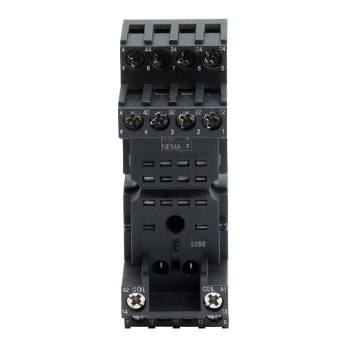 Колодка с винтовыми клеммами для реле на 4 группы IR-24DC/220DC/230AC-4CO