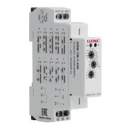Реле времени многофункциональное, конфигурация контакта 1CO, AC/DC 12-240 В