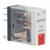 Реле миниатюрное промышленное, 2CO, коммутируемый ток 8 А, AgSnO, напряжение 230V AC, опция – тест-кнопка+светодиод