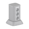 Миниколонна алюминиевая, 0.25м, цвет темно-серебристый металлик