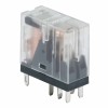 Реле миниатюрное промышленное, 2CO, коммутируемый ток 8 А, AgSnO, напряжение 24V DC, опция – светодиод