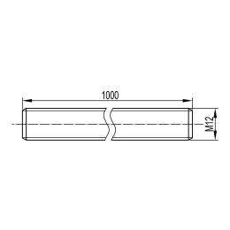 Шпилька М12х1000