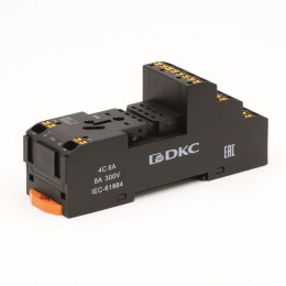 Колодка с клеммами push-in для реле на 4 группы IR-24DC/220DC/230AC-4CO