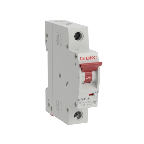 Автоматический выключатель модульный YON макс (YON max) типа MD63S, 4,5кА, 1 полюс, хар-ка C, 20А