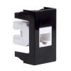 Розетка RJ-45 кат.5E, ЭУИ Вива (Viva),1 мод.,черн