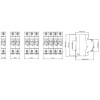 Автоматический выключатель модульный YON макс (YON max) типа MD63S, 4,5кА, 3 полюса, хар-ка C, 25А