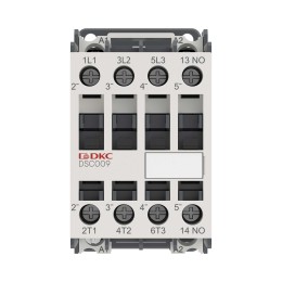 Магнитный контактор YON DSC009 9A 4кВт AC3 3P кат.220В AC 1НО