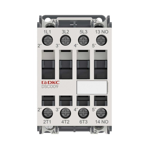 Магнитный контактор YON DSC009 9A 4кВт AC3 3P кат.220В AC 1НО