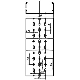 Короб перфорированный RL12 100x60 серый QUADRO