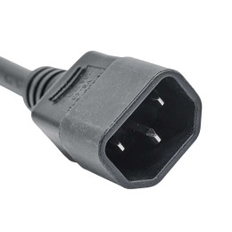 Блок розеток для 19 шкафов, 8 розеток IEC60320 С13, автомат защиты 1Р'