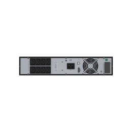 Источник бесперебойного питания Online Смолл Рэкмаунт (Small Rackmount), 2000 ВА/2000 Вт,1/1, 8xIEC C13, 1хIEC C19, EPO, USB, RS-232, Rack 2U, з/у 1А, 4x9Ач