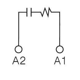 Модуль индикации и защиты, RC-цепочка, 110-240V AC/DC