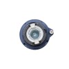 Головка кнопки плоская прозрачная без фиксации, зеленая