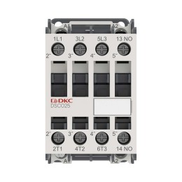 Магнитный контактор YON DSC025 25A 12,5кВт AC3 3P кат.220В AC 1НО