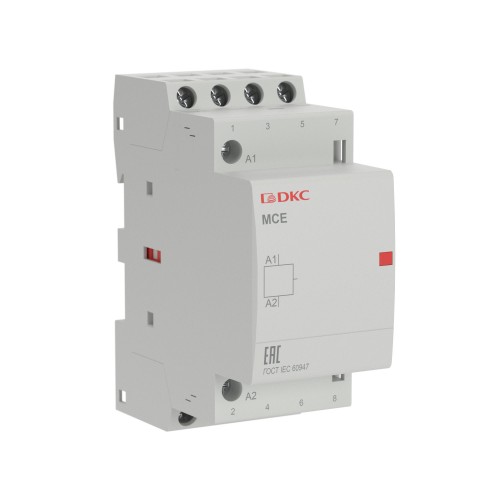 Контактор модульный YON макс (YON max) типа MCE, 4P, 25A, 240В, 4НО