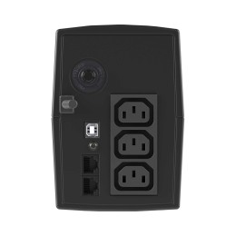 Источник бесперебойного питания line-interactive, Инфо Элсиди (Info LCD) 800 ВА/480 Вт, 1/1, 3xIEC C13, USB + RJ45, LCD, 1x8Aч