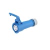 Розетка кабельная 16A 2P+E IP44 переносная 230V