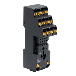 Колодка с клеммами push-in для реле на 4 группы IR-24DC/220DC/230AC-4CO