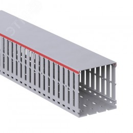 Короб перфорированный T1-EF 100x100 серый QUADRO