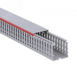 Короб перфорированный RL6 40x40 серый QUADRO