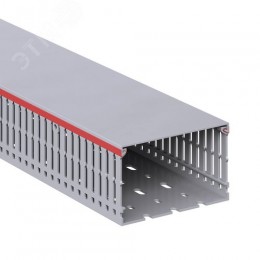 Короб перфорированный RL6 100x60 серый QUADRO