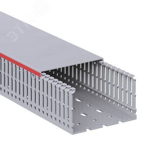 Короб перфорированный RL6 100x60 серый QUADRO