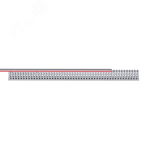 Короб перфорированный RL6 25x40 серый QUADRO