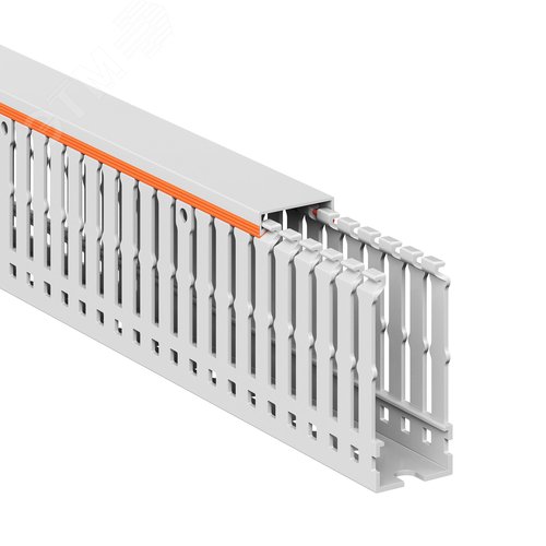 Короб перфорированный RLHF6 25x60, без галогенов, светло-серый