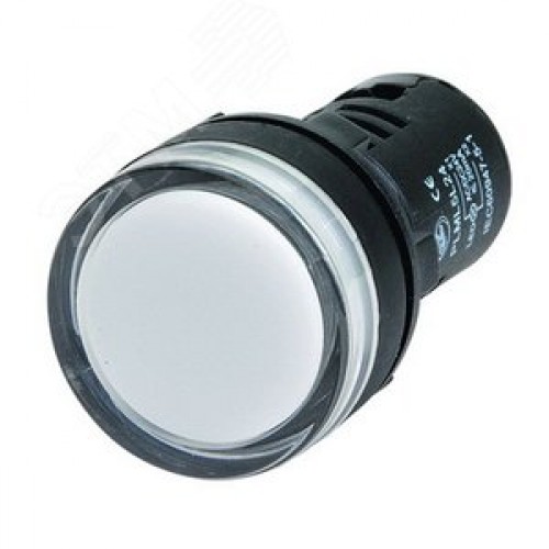 Индикатор сигнальный со встроенным диодом 24В белый