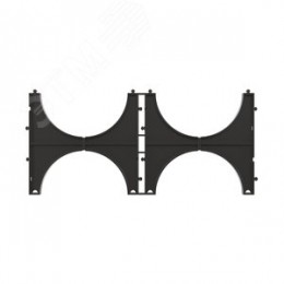 Держатель расстояния (кластер) 110мм для двустенныx труб двойной