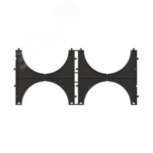 Держатель расстояния (кластер) 110мм для двустенныx труб двойной