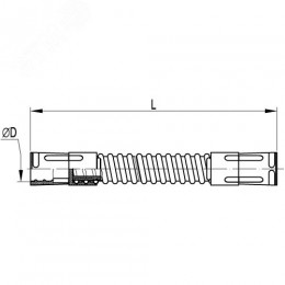 Муфта гибкая труба-труба 25 мм IP65