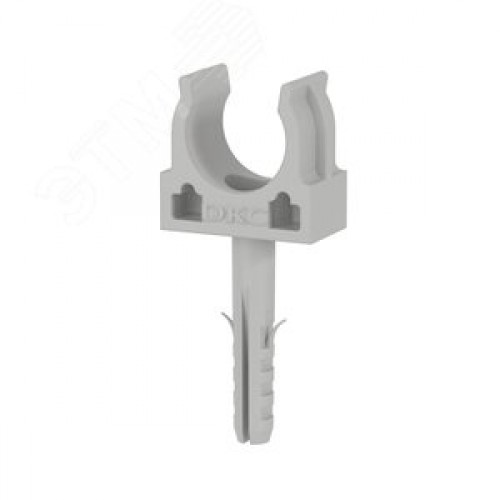 Держатель для труб 16 мм с защелкой и дюбелем