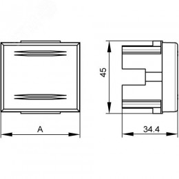 VIVA Выключатель однополюсный 1 модуль