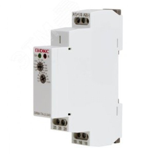 Реле времени, задержка включения, конфигурация контакта 2CO, AC/DC 12-240 В