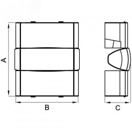 Угол 80-120 градусов внешний 90х50мм изменяемый