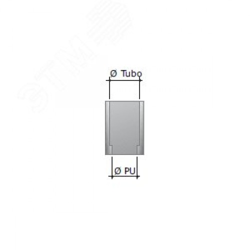 Втулка концевая D наружный=16 мм
