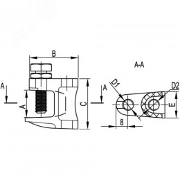 Струбцина М8