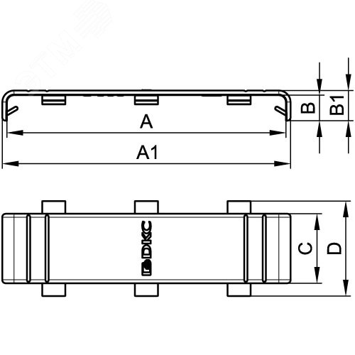 Накладка на стык 120 GAN In-liner